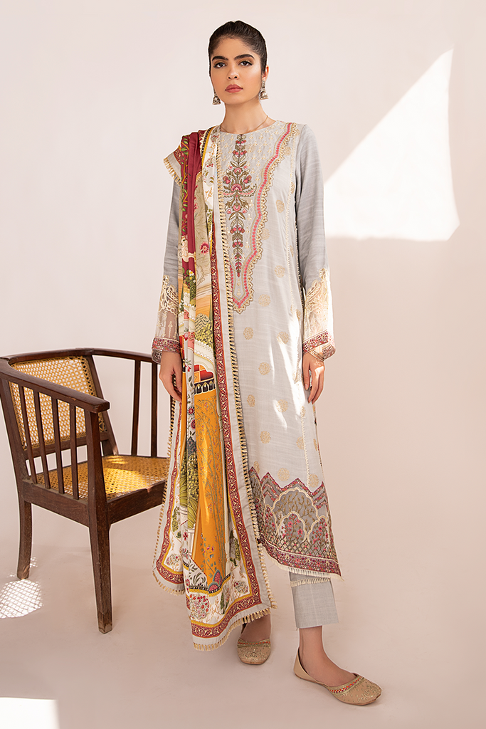 Qalamkar Qline Linen Collection 2020 – LE-04