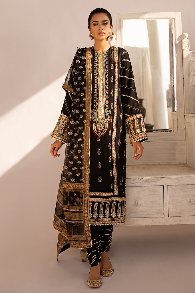 Qalamkar Qline Linen Collection 2020 – LE-05
