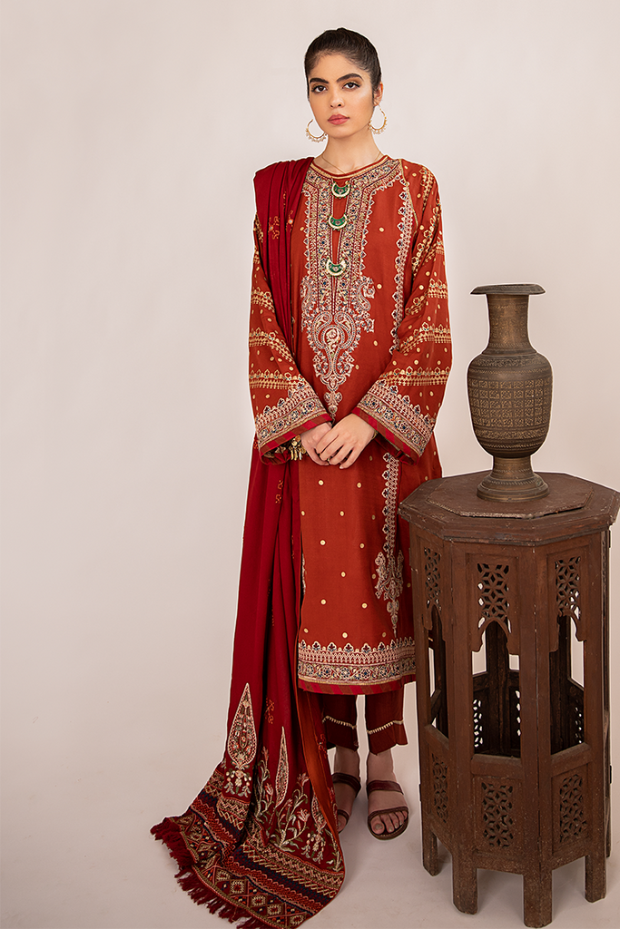 Qalamkar Qline Linen Collection 2020 – LE-15