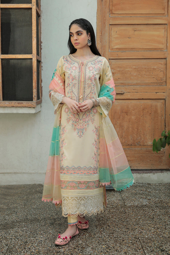 Qalamkar Qline Summer Lawn Collection 2022  – AQ-02  ASFA