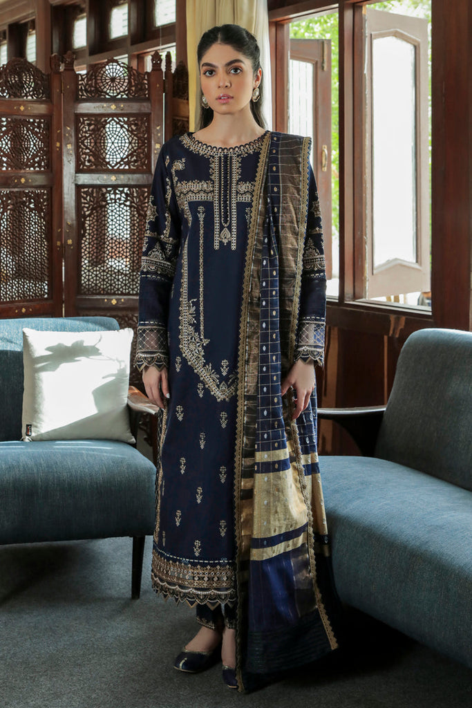 Qalamkar Qline Summer Lawn Collection 2022  – AQ-10  ESHAAL