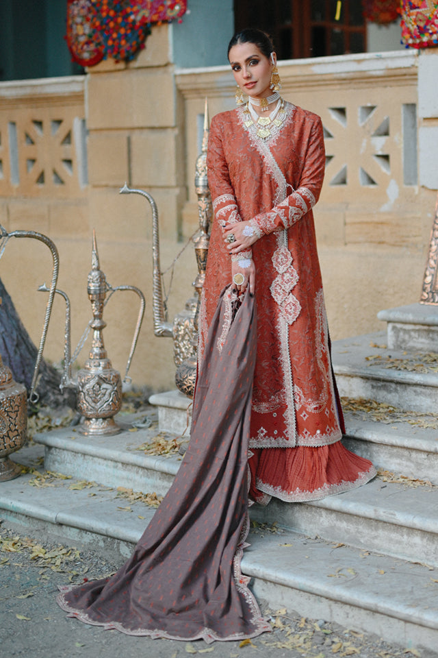 Qalamkar Sayonee Luxury Winter Collection (with Shawl) – K-10  ARMEENA