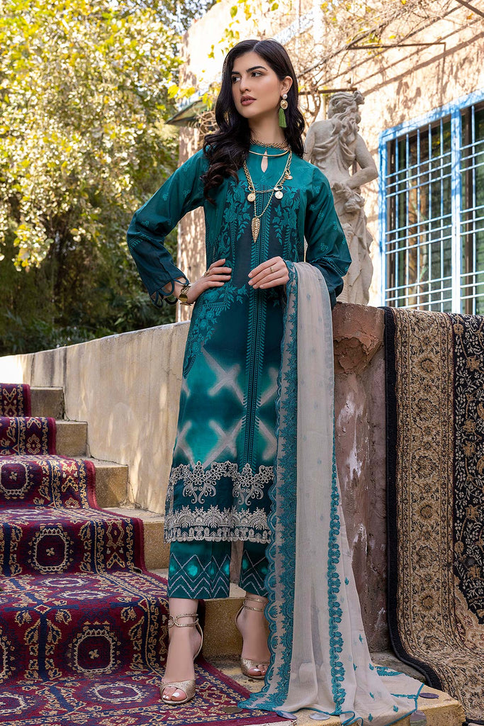 Quas by Charizma Eid Edition · Embroidered Printed Luxury Lawn Collection – QE-06B