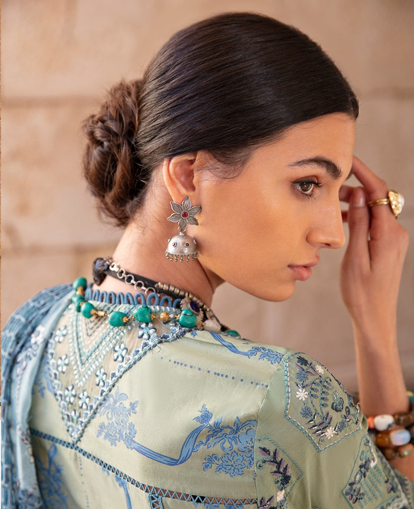 Selene By Republic WomensWear Embroidered Lawn Suits Unstitched 3 Piece RW21S Shahwar B - Luxury Collection main image 1