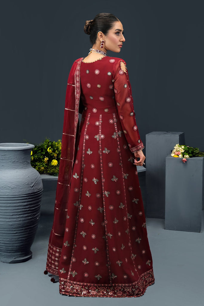 Reena By Alizeh Fashion Embroidered Chiffon Suits Unstitched 3 Piece AFB24R D-02 Aylin - Luxury Collection