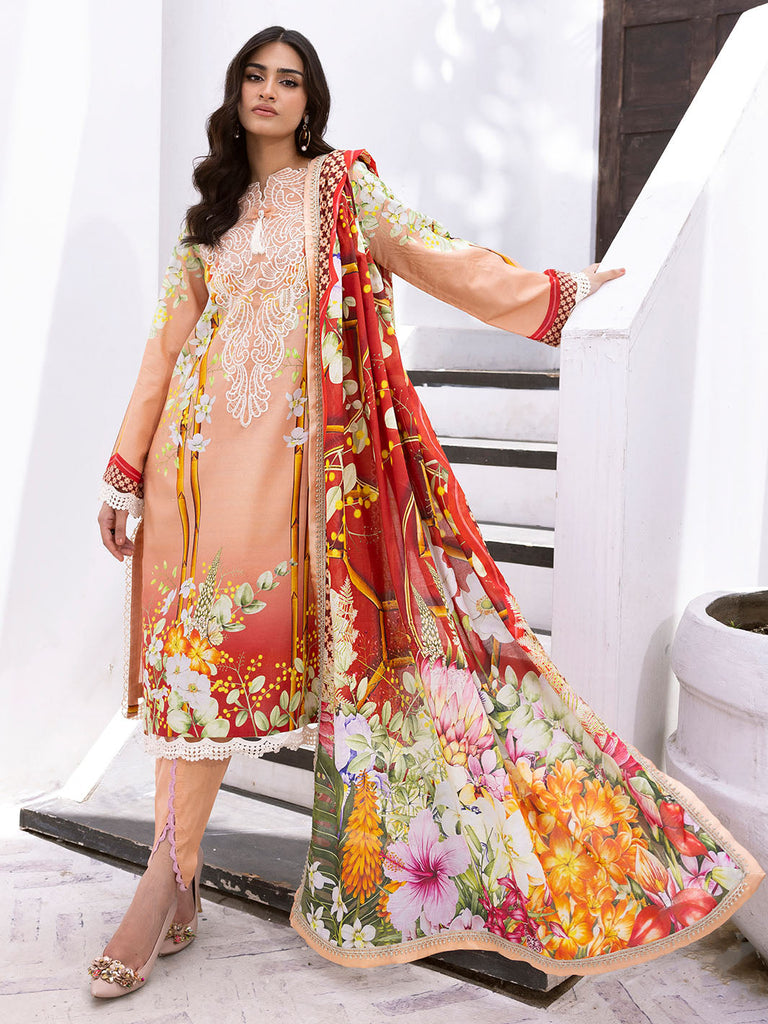 Roheenaz Leya Lawn Collection 2024 – Island Escape