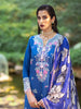 Roheenaz Dahlia Embroidered Lawn Collection – Bluebell