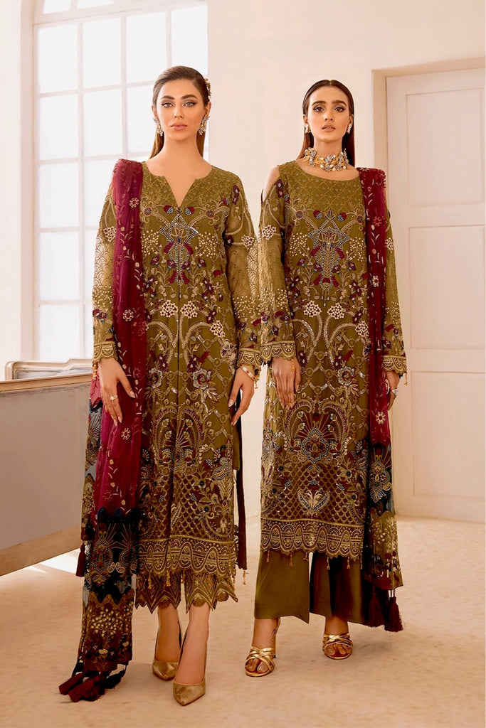 Ramsha Chevron Chiffon Collection Vol-4 – A-406