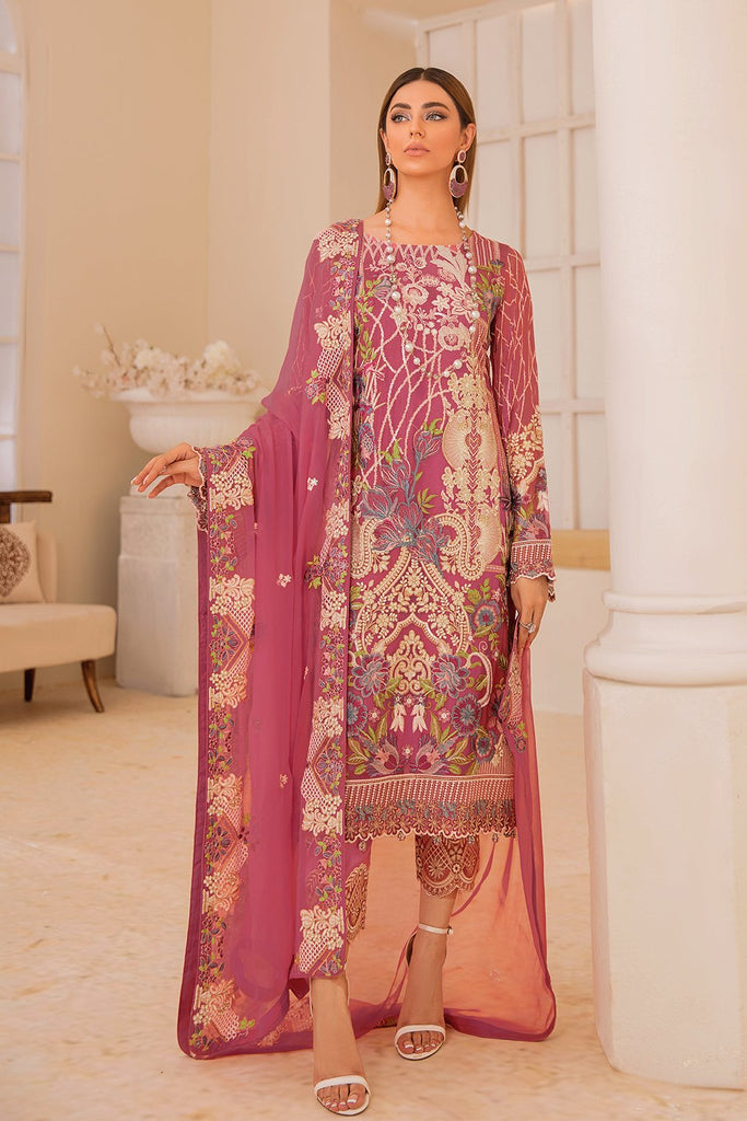 Ramsha Chevron Chiffon Collection Vol-4 – A-407