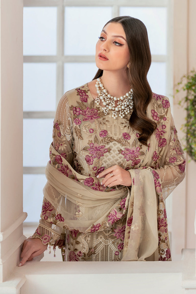 Ramsha Rangoon Luxury Chiffon Collection – D-909 – YourLibaas
