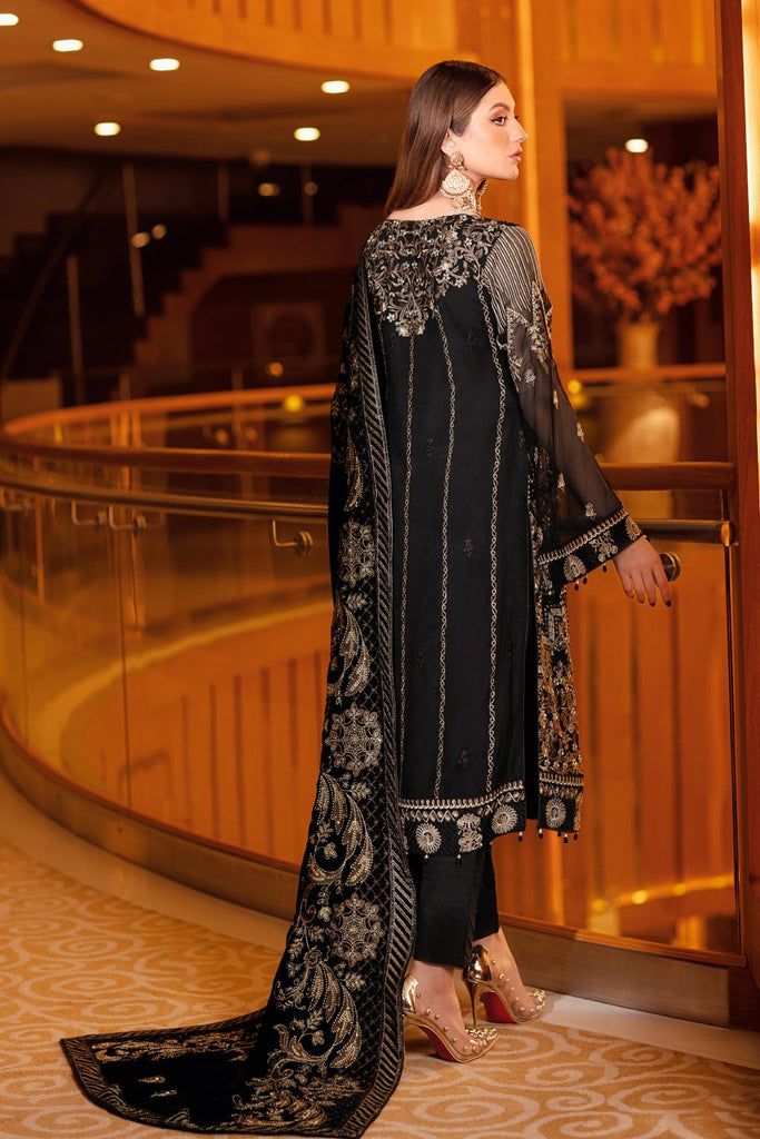 ramsha velvet shawl