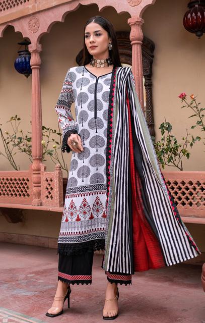 Rang Reza Printed Lawn Signature Series Vol-1 – D-1