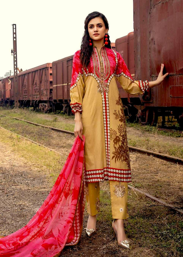 Rangrez Plus Embroidered Lawn Collection – AR-12 – YourLibaas
