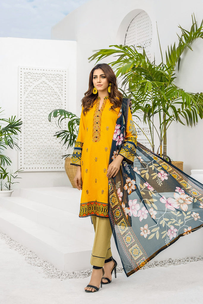 Rangreza Embroidered Lawn Collection – RE22-2