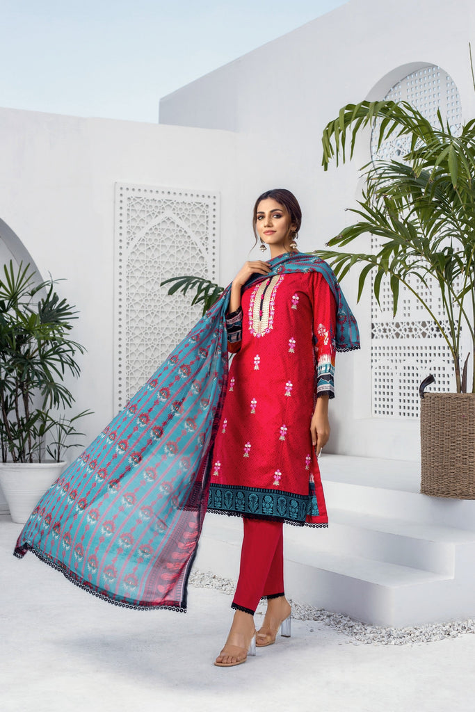 Rangreza Embroidered Lawn Collection – RE22-6