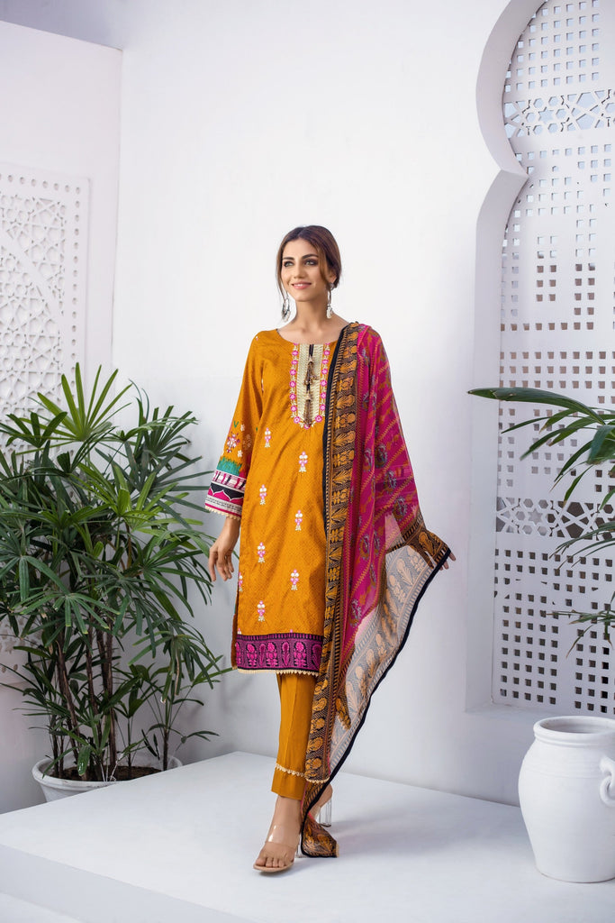 Rangreza Embroidered Lawn Collection – RE22-8