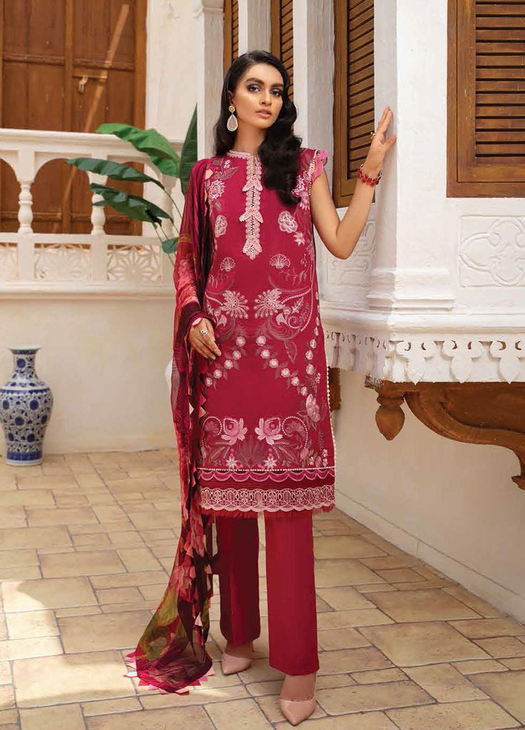 Roheenaz by Mushq Lawn Collection – RNZ-01-B Celosia