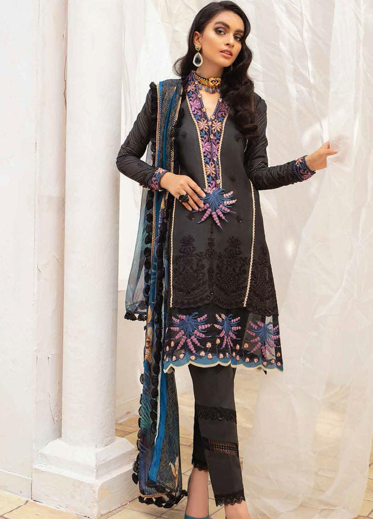 Roheenaz by Mushq Lawn Collection – RNZ-04-B Phantom