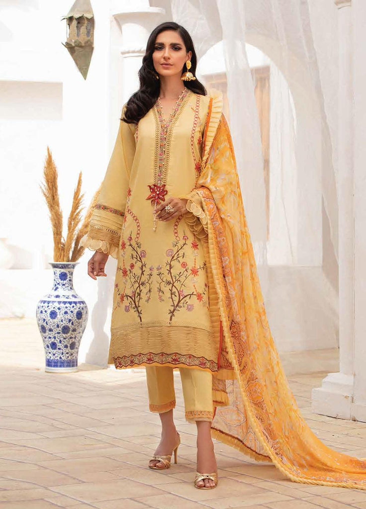 Roheenaz by Mushq Lawn Collection – RNZ-06-B Dreamy Sunset