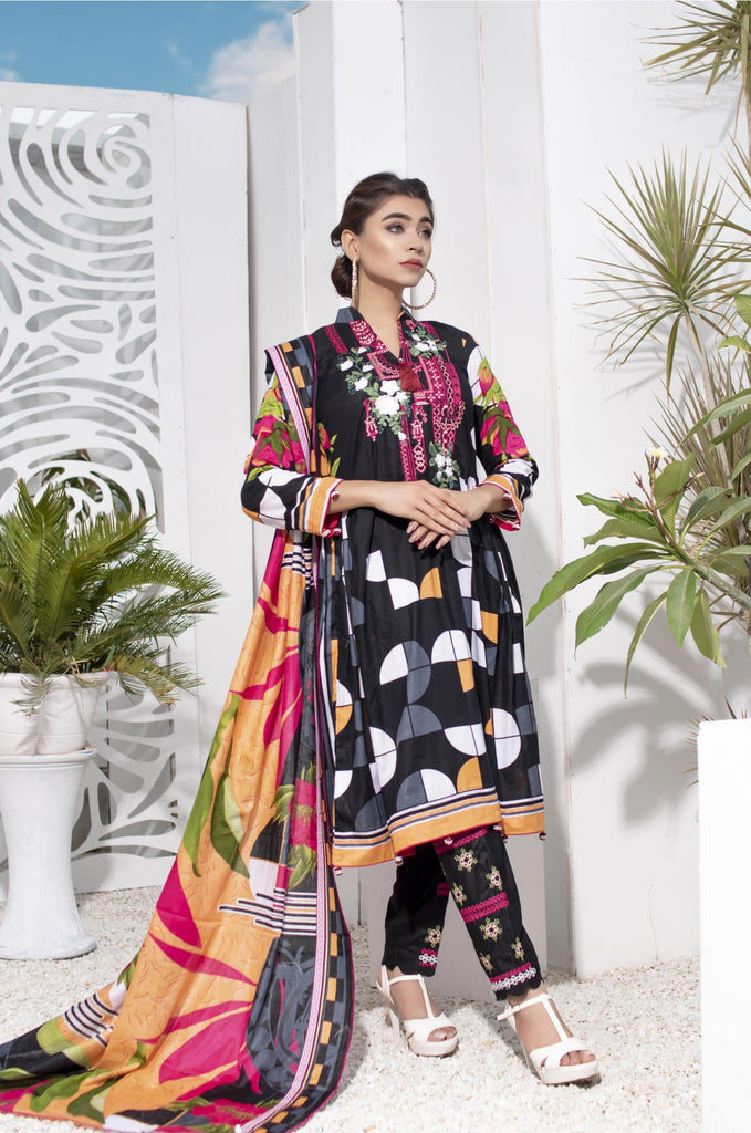Rubab Embroidered Summer Lawn Collection – 4B