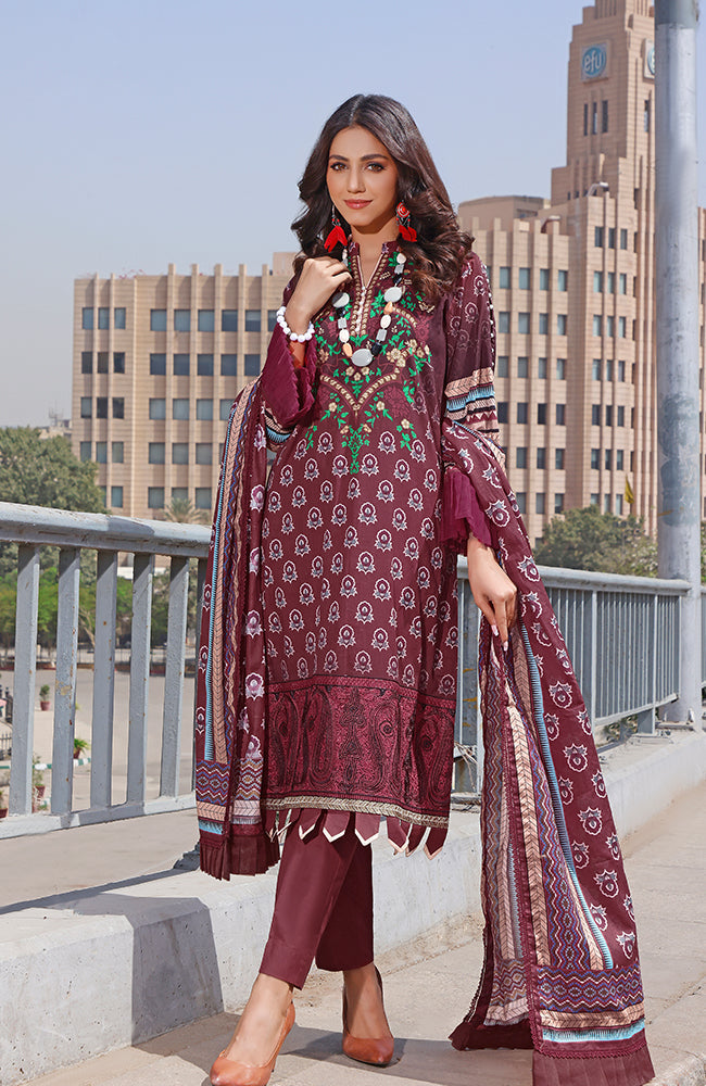 Rung Digital Embroidered Lawn Collection – RDEL-22-03