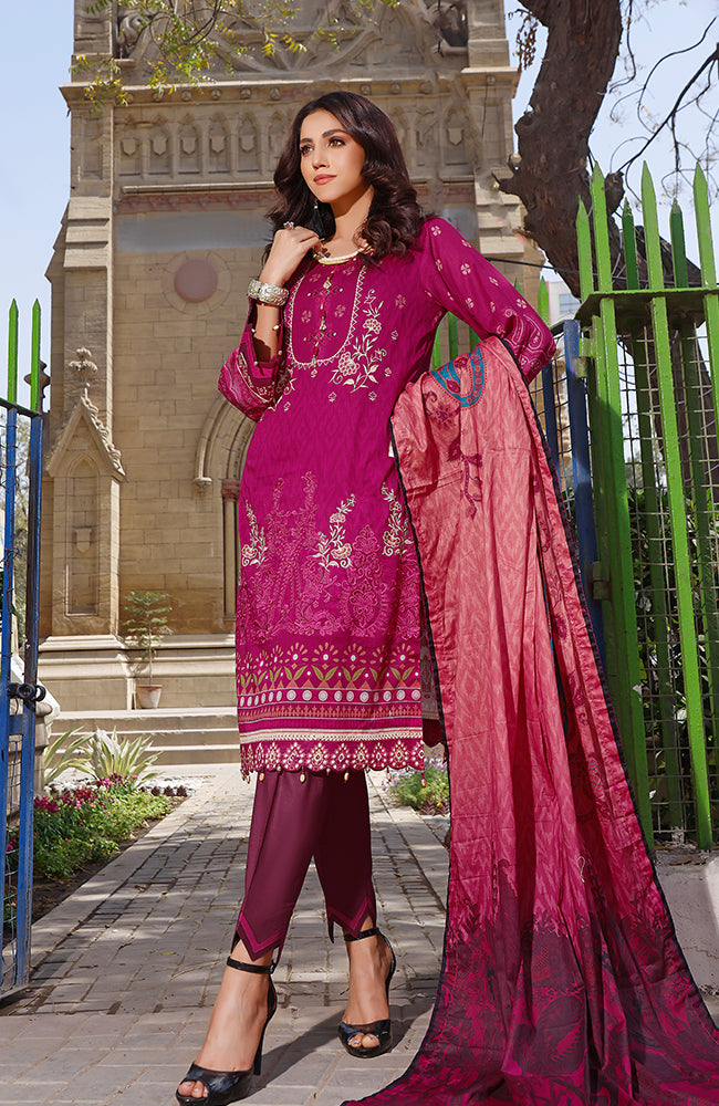Rung Digital Embroidered Lawn Collection 2022 – RDEL-22-07