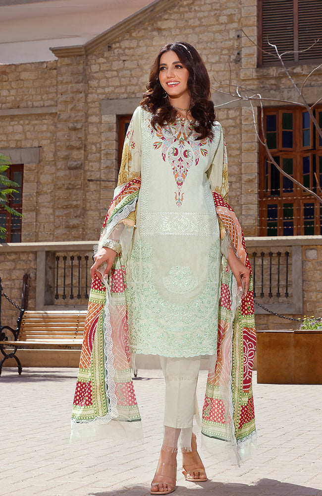 Rung Digital Embroidered Lawn Collection 2022 – RDEL-22-12