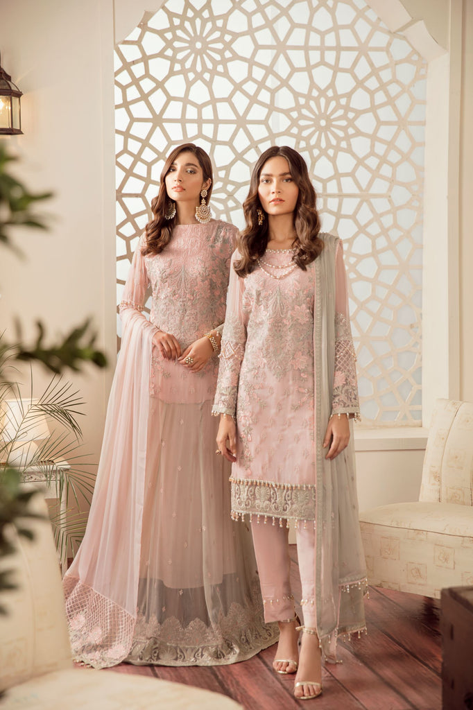 Flossie Embroidered Chiffon Collection – Safeera Vol-5 – Chic