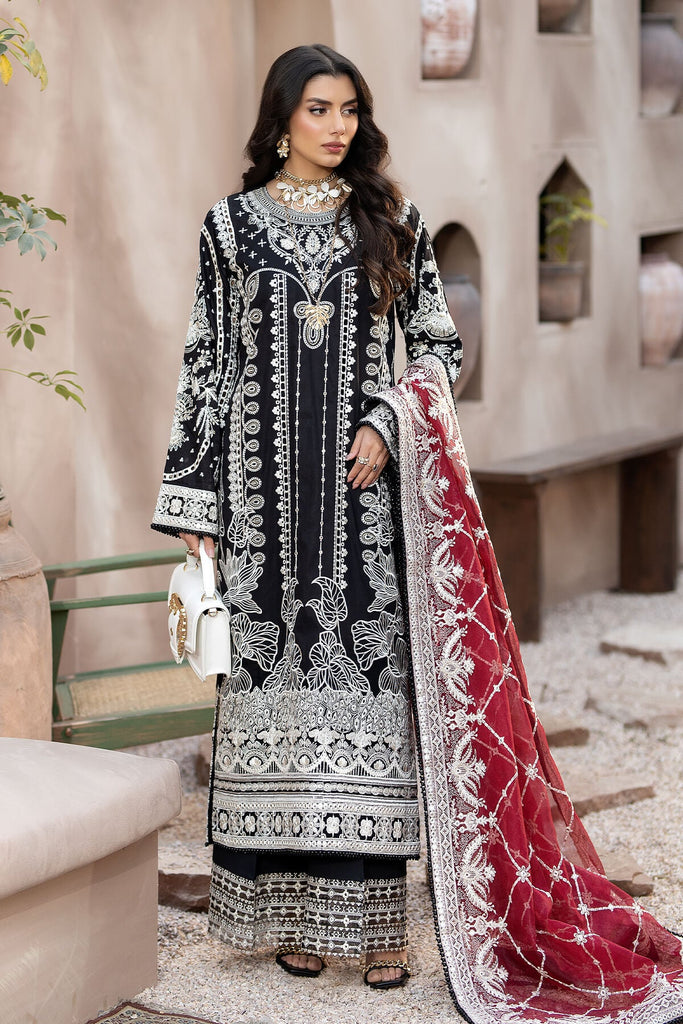 Serene Gulposh Luxury Lawn Collection 2024 – S.L 48 Aafia