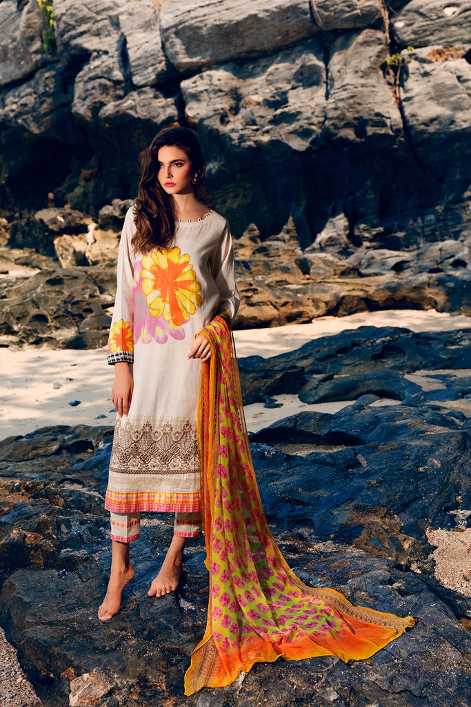 Charizma Combinations Spring/Summer Lawn Collection – Canary Sublime CC-47