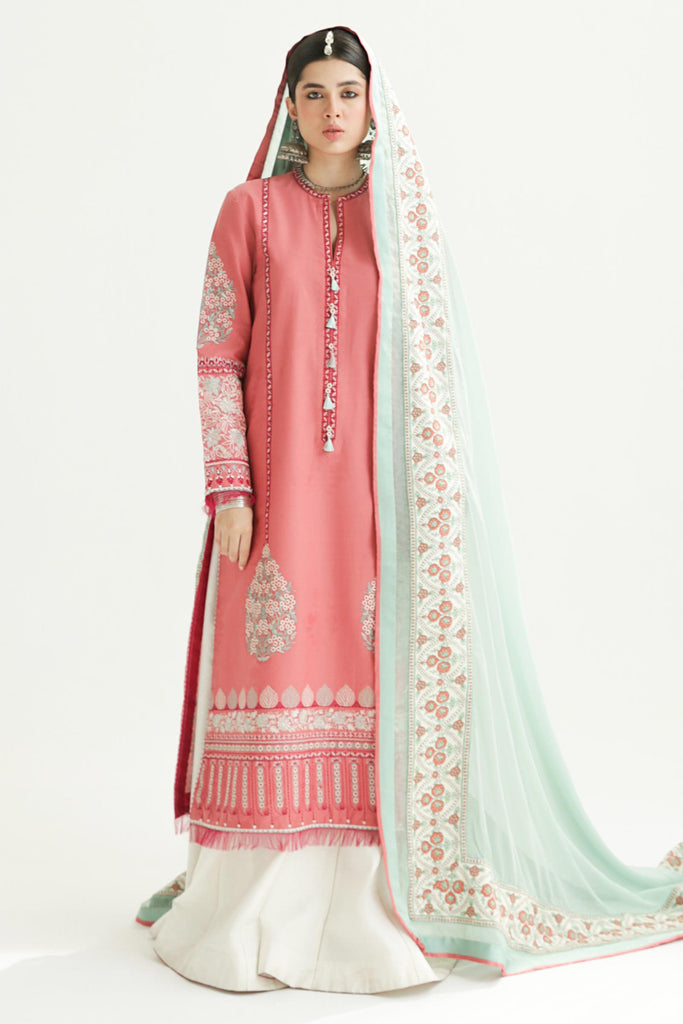 Zara Shahjahan Luxury Lawn Collection 2024 – SANDAL-10B