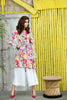 Gul Ahmed Winter Collection Tunic – White Digital Print Linen Single Shirt SDV-07 B - YourLibaas
 - 3
