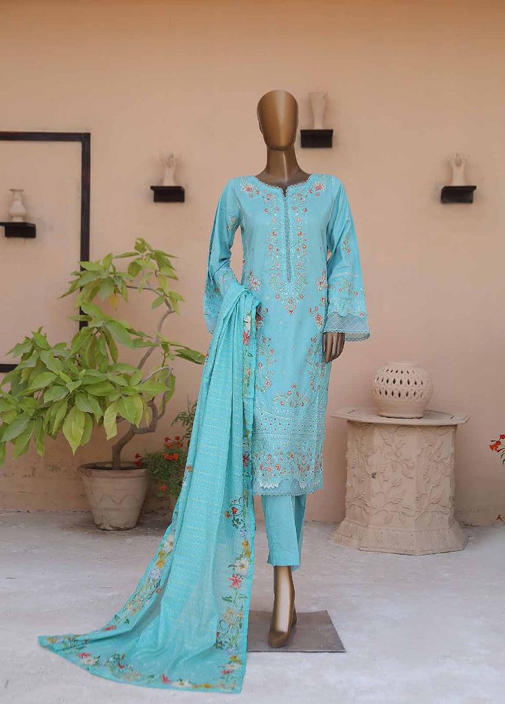 Bin Saeed Stitched/Pret Embroidered Suit – DN-373