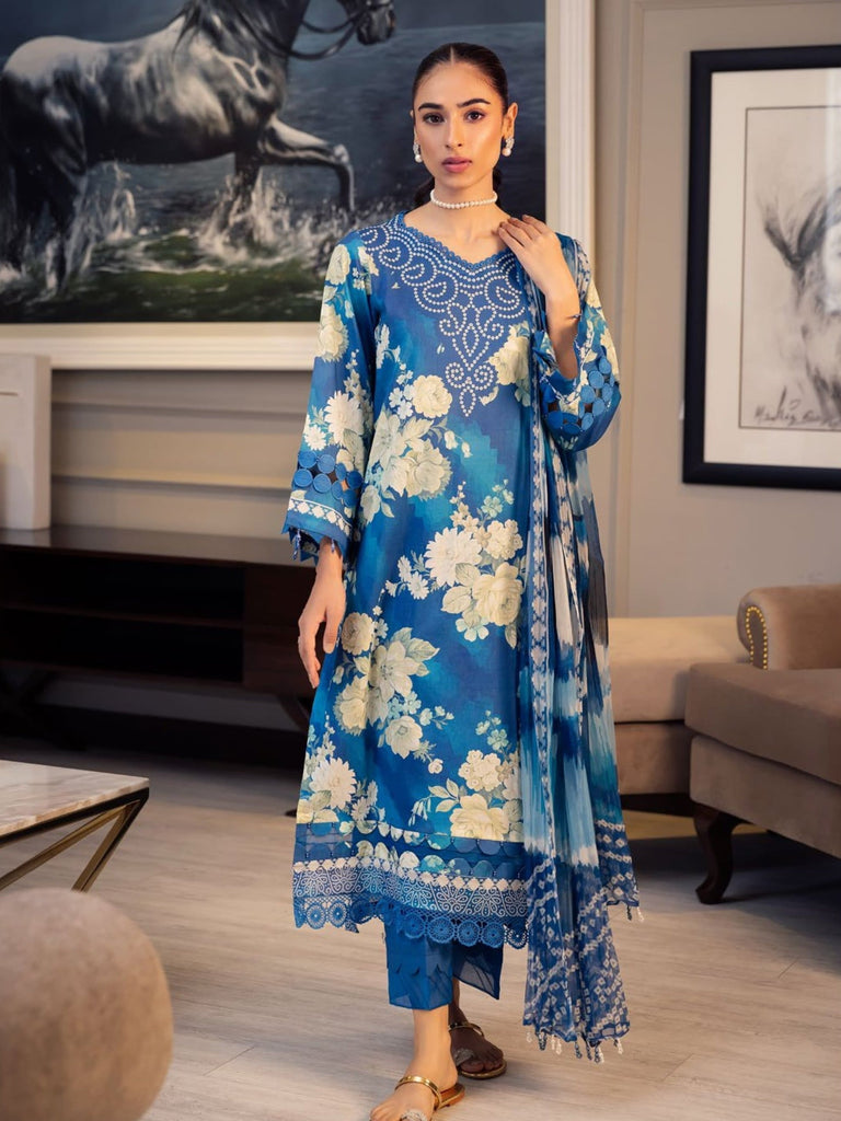 Nureh Signature Prints Lawn Collection – SP-54