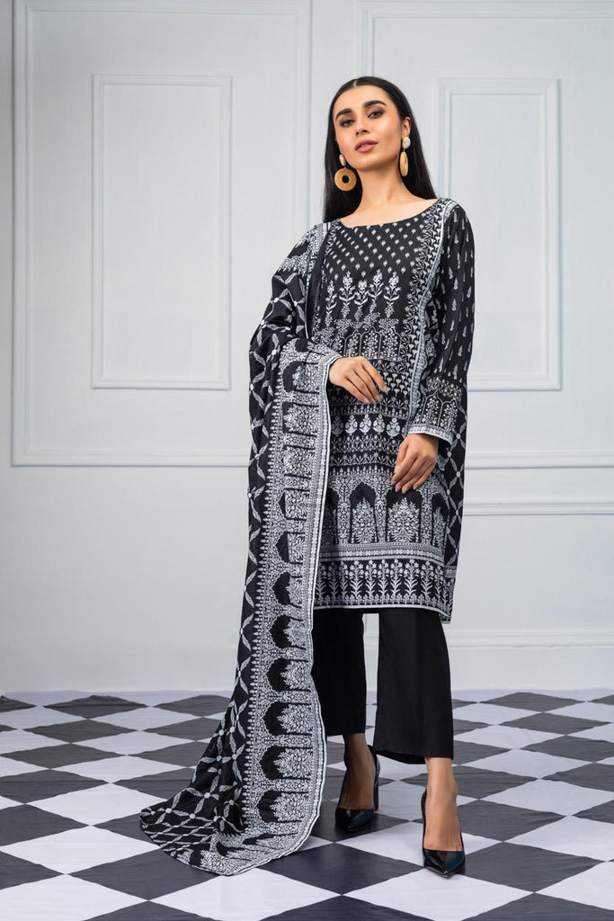 Sahil Black & White Lawn Collection Vol-2 – DN-3