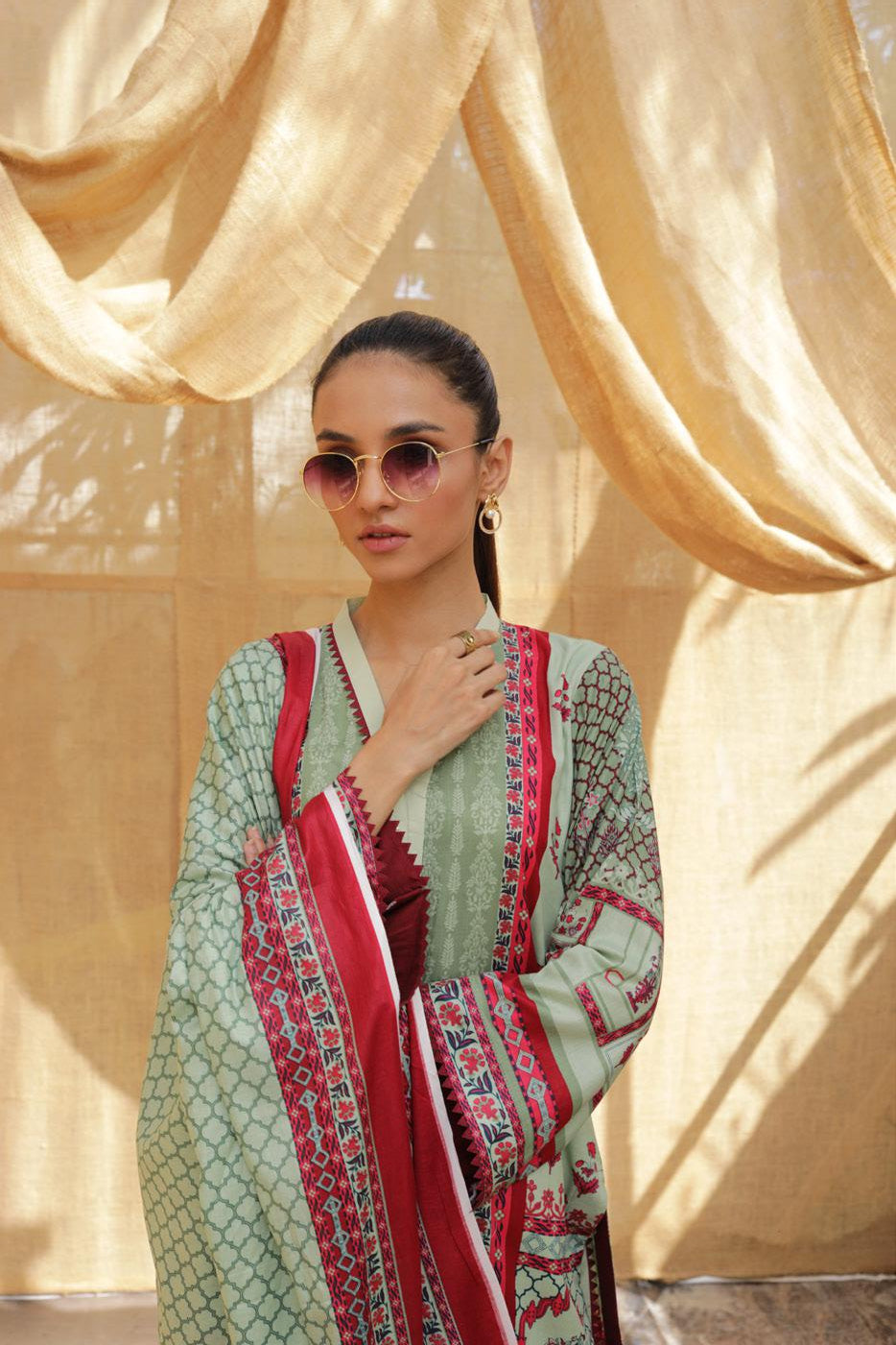 Sahil Collection Sahil Printed Lawn Collection Vol-4 β ZS-02 β YourLibaas