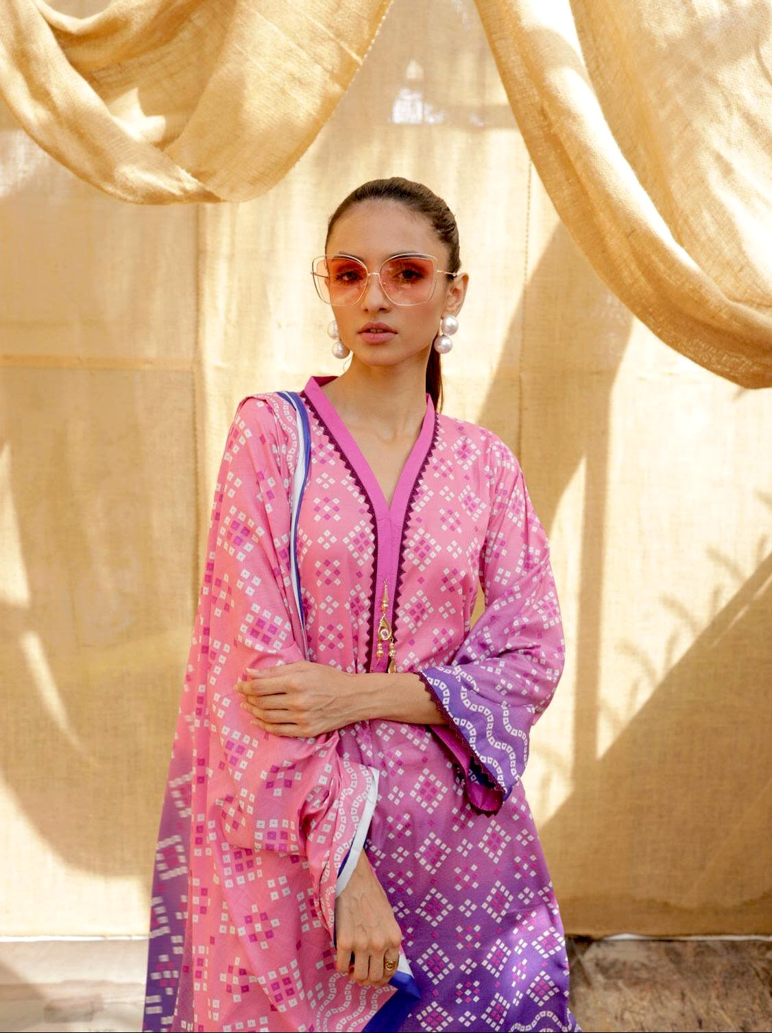 Sahil Collection Sahil Printed Lawn Collection Vol-4 β ZS-06 β YourLibaas