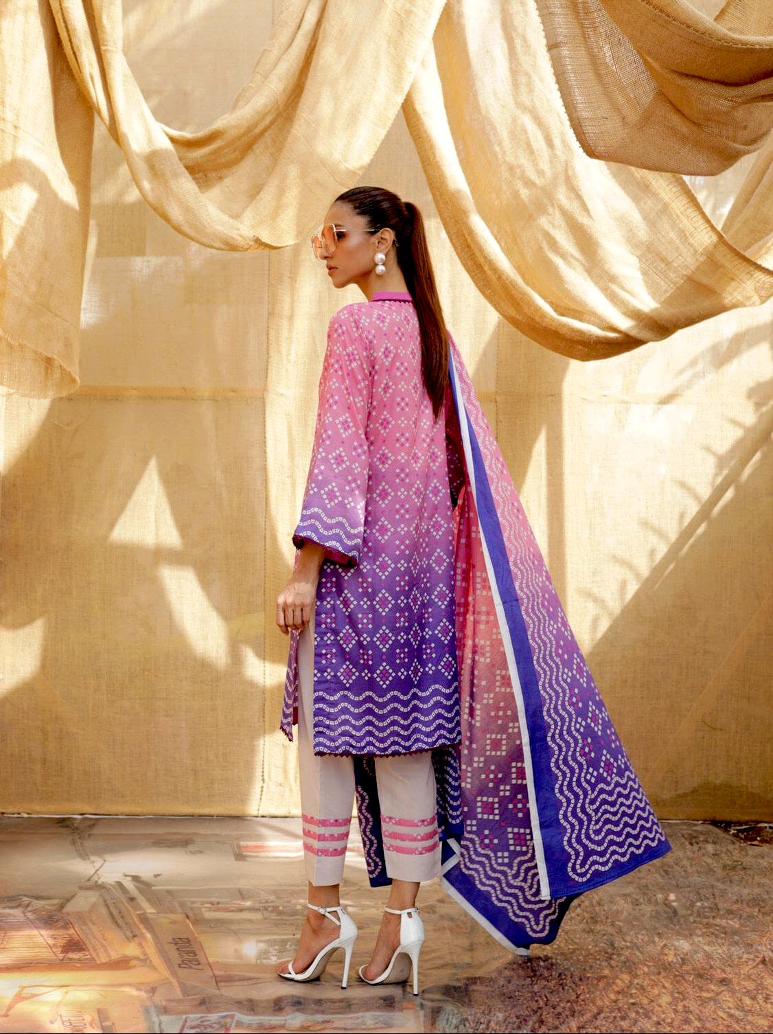 Sahil Collection Sahil Printed Lawn Collection Vol-4 β ZS-06 β YourLibaas