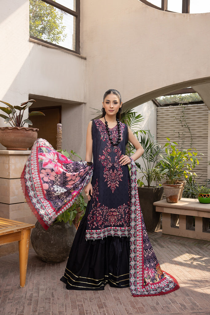 Salina Embroidered Lawn Collection 2022 – SAE-1