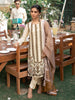 Salitex Vogue Luxury Eid Collection – Embroidered Shirt with Khaddi Dupatta & Dyed Raw Silk Trouser - WK-00661