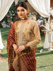 Salitex Vogue Luxury Eid Collection – Embroidered Shirt with Khaddi Dupatta & Dyed Raw Silk Trouser - WK-00656