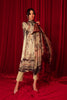 Sapphire Festive 2022 · 3 Piece Printed Satin Suit - 000U3SL22V73