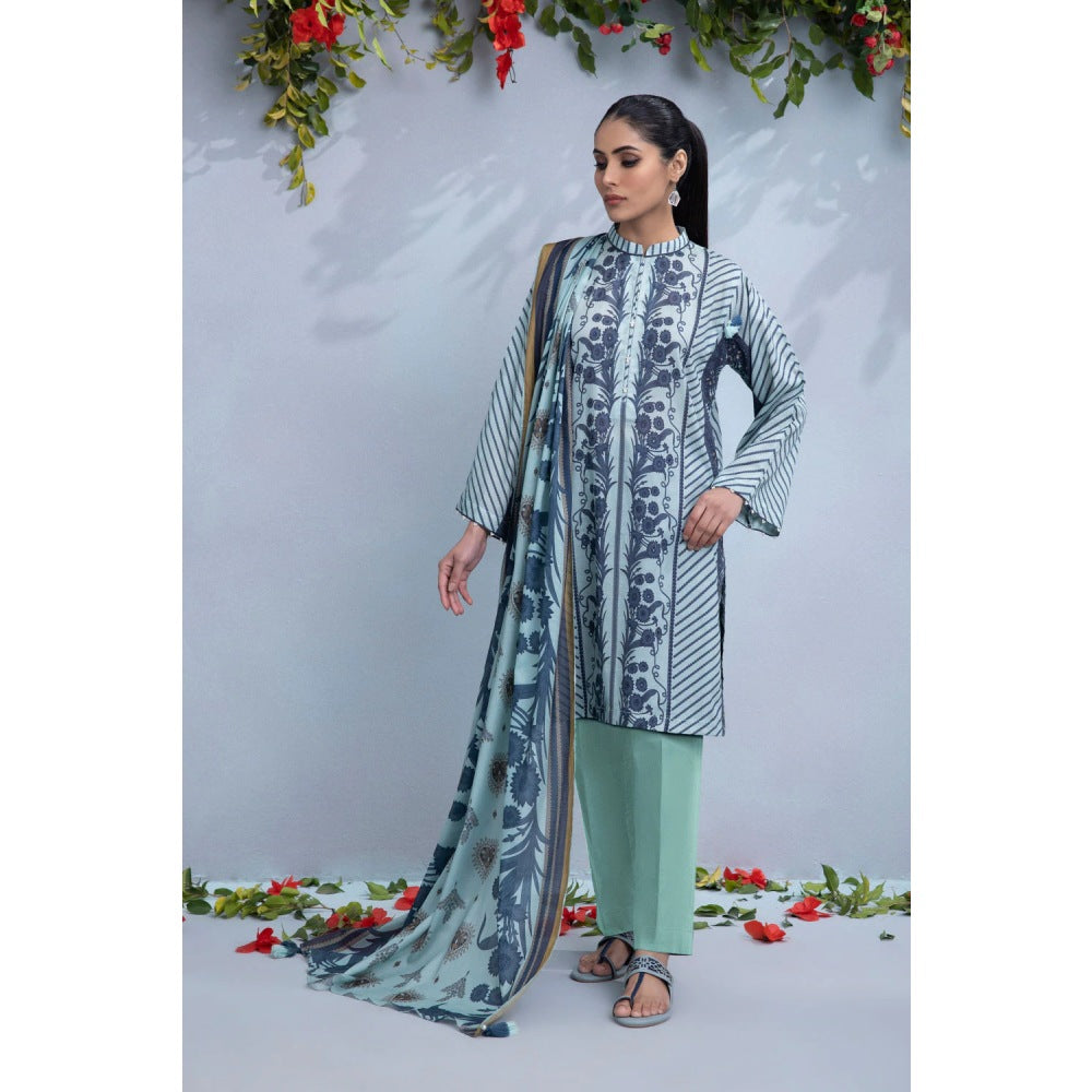 Sapphire Printed Lawn Suit U3DAYZ22V131