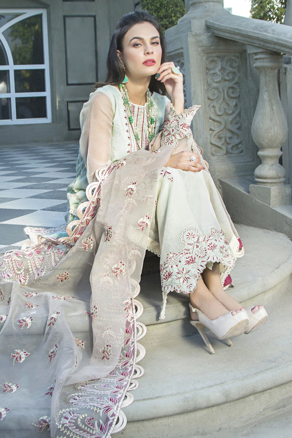 Serene Premium Festive Lawn Collection – S.L-25 Magnolia Bloom