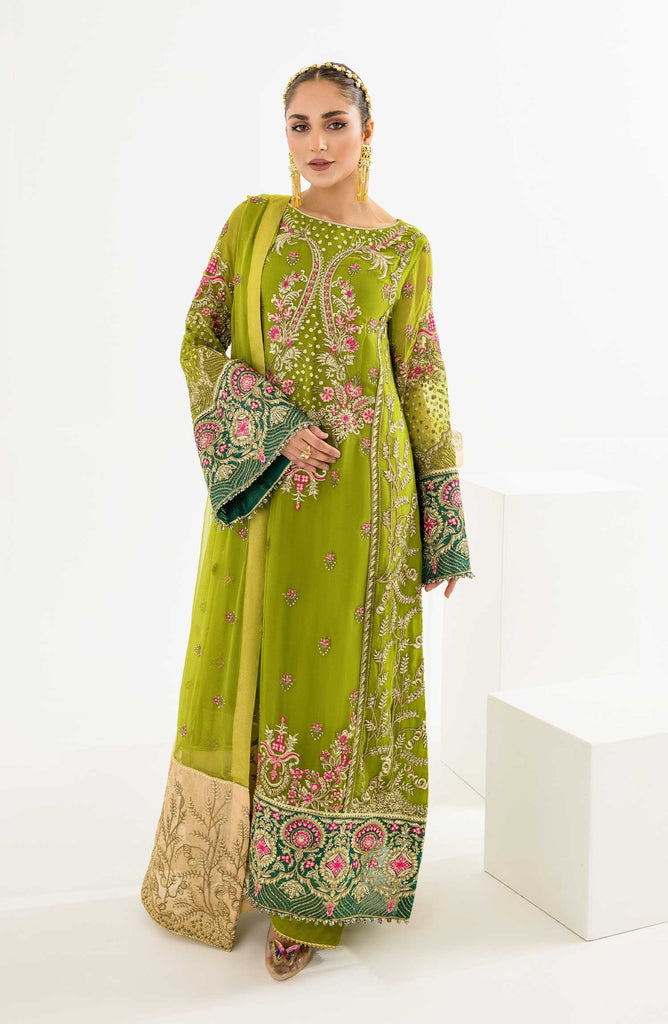 Shamrock by Maryum N Maria - Noor e Nazar Formal Chiffon Collection – Moor (SFD-0086)