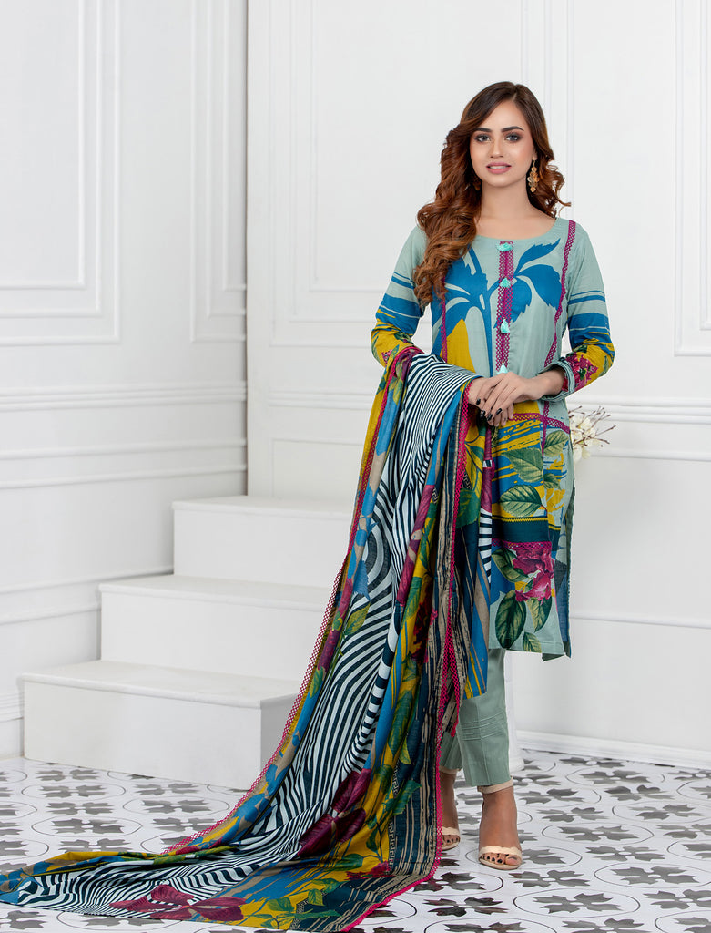 Signature Icon Printed Lawn Collection Vol-1 – Design 8