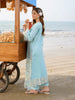 Aabyaan Saagar Luxury Festive Lawn Collection 2024 – FEROZA (AF-05)