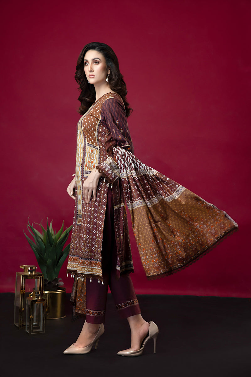 Subhata Printed Lawn Collection 2023 – SUBPL-1 – YourLibaas