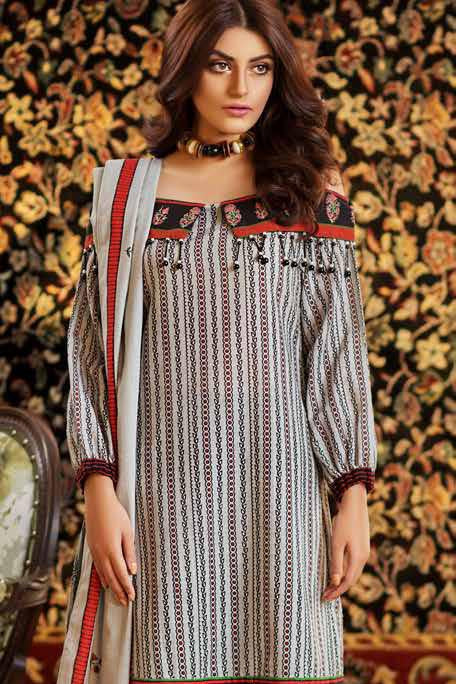 Gul Ahmed Winter Collection 2019 – TK-17