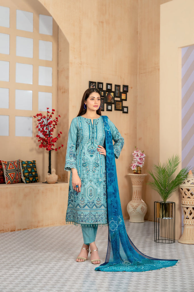 Tawakkal Gulrukh Lawn Collection 2022 – D-6802